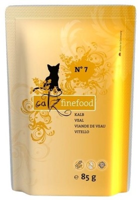 Catz Finefood N.07 CIELĘCINA mokra karma dla kota saszetka 85g