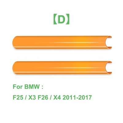 2PCS PRIEKIS GRILLE TRIM STRIPS COVER FRAME STICKERS FOR BMW F10 E60 F~52277 