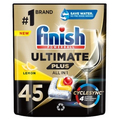 FINISH Ultimate kapsułki do zmywarki Lemon 45szt