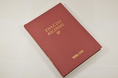 KLASER ZNACZKI POCZTOWE RP TOM XVIII 1990-1991 r.