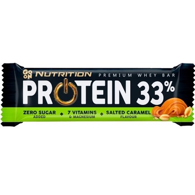 Baton Proteinowy Białkowy 33% Słony Karmel 50g