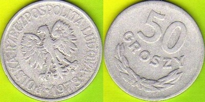 POLSKA 50 groszy 1973 r.