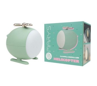 LAMPKA NOCNA LED HELIKOPTER ZIELONY, MARY'S