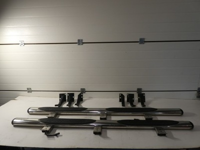 Vw amarok порог трубы пороги подножка хром 2h6071691 фото №1