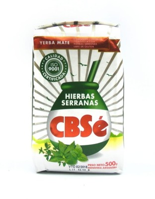 Yerba Mate CBSe Hierbas Serranas 500g