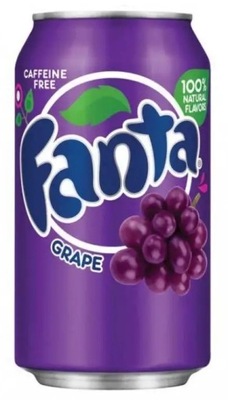 Napój Gazowany Fanta Grape winogronowy w Puszce 355ml 12 Sztuk