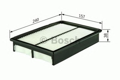 FILTRO AIRE BOSCH 1457433959 FORDA LASER  