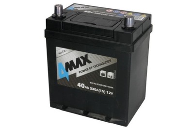 АКУМУЛЯТОР 4MAX 12V 40AH/330A P+