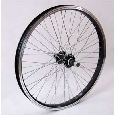 Koło rowerowe BMX tył 20" oś 14mm 48H