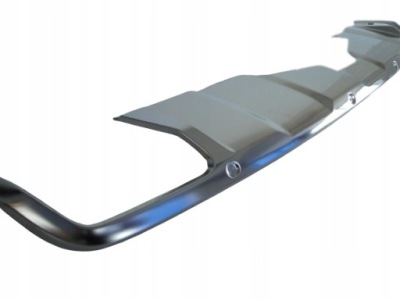 Mercedes gl x164 164 рестайлинг  накладка хром диффузор фото №1