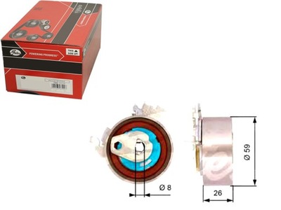 Ролик натяжная ремень распределительного вала chevrolet epica ev фото №1