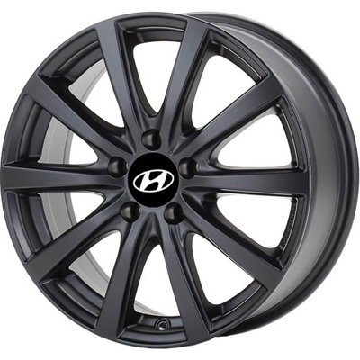 NEW ALLOY WHEELS (TITANIUM) MAKE PLATIN-HYUNDAI 17