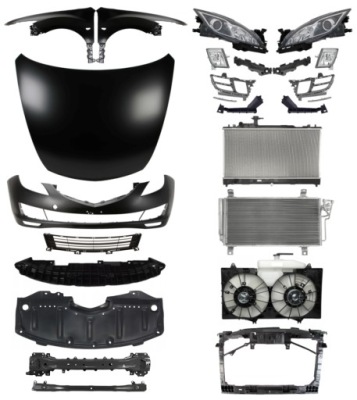 Mazda 6 07-10 капот бампер крыло pas фото №1