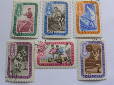 ZSRR - sukcesy sportowców - Olimpiada Melbourne 1956 - Mi. 1967-72 kasowane