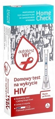 TEST DO WYKRYWANIA HIV Home Check