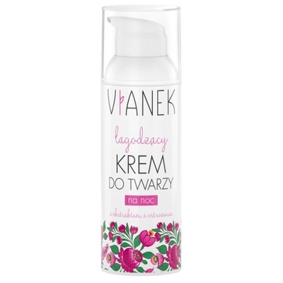 Krem do twarzy Vianek na noc 50 ml łagodzący