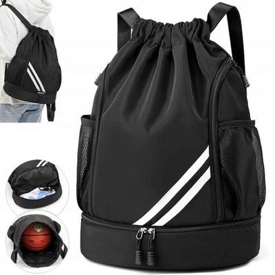 TORBA TRENINGOWA WIELOFUNKCYJNA WODOODPORNA TORBA SPORTOWA ZE SZNURKIEM