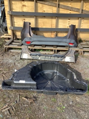 Scenic 3 ремінь задній піддон бампер задні комплект фото №1