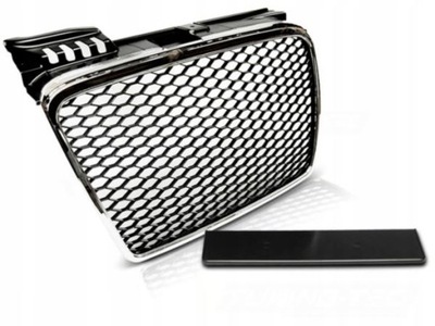 Решётка радиатора audi a4 b7 rs-type 11/04-3/08 хром фото №1