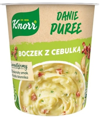 Knorr Danie w kubku Puree Boczek z Cebulką 51g