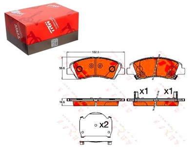 TRW КОЛОДКИ HAM. HYUNDAI ПЕРЕД I10 1,0-1,2 13-