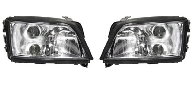 Фара лампа перед audi a6 c4 94- комплект 2xh1 фото №1