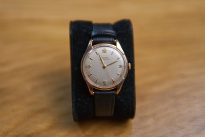 Zegarek złoty męski DOXA Antimagnetique 14k Swiss Szwajcar