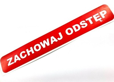 PEGADURA ZACHOWAJ ODSTEP ADVERTENCIA NA PODLOGE -  