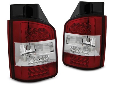 ФОНАРІ ЗАДНЄ DIODOWE VW T5 03-09 RED WHITE LED (СВІТЛОДІОД)