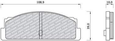 ZAPATAS DE FRENADO FOMAR426981  