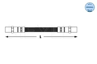 MEYLE ПАТРУБОК HAM. ELAST. AUDI T. 80/100/A6 76-97 LE/PR