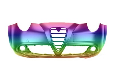 Alfa romeo mito 2008- бампер передний любой цвет фото №1