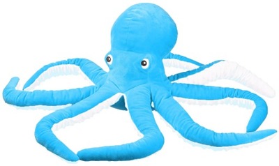 MIŚ GUSTAW OŚMIORNICA EVA PLUSZOWA OCTOPUS 30CM NIEBIESKI