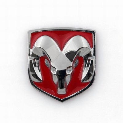 EMBLEMA INSIGNIA LOGOTIPO 3D DODGE RAM MAGNUM 42X45 MM  