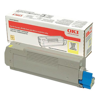 OKI toner 46490401, yellow, 1500s, OKI C532, MC573