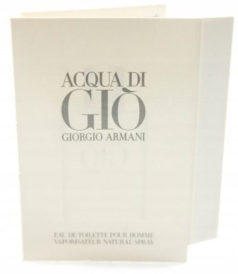 Giorgio Armani Acqua Di Gio Edt Probka