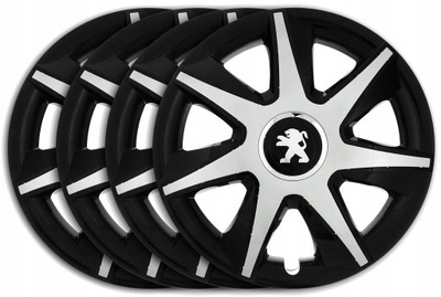 TAPACUBOS 15'' PEUGEOT 207 307 308 406 607 807 - RNM  