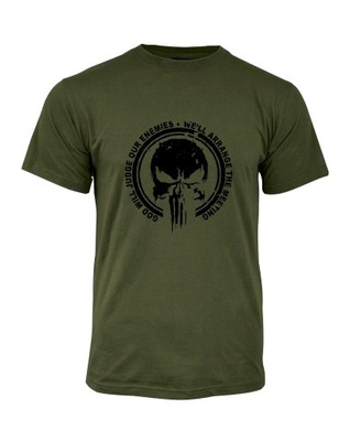 T-SHIRT MĘSKI KOSZULKA WOJSKOWA MILITARY PUNISHER