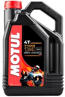 ACEITE SILNIKOWY SYNTETYCZNY MOTUL 7100 4T 4L 10W40  