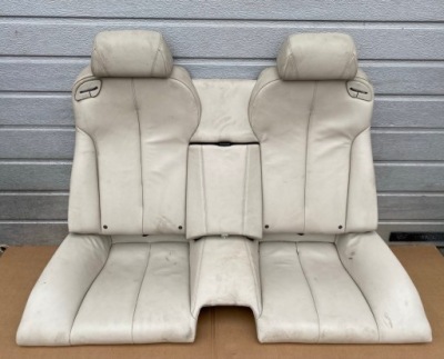 Bmw 6 f12 f13 заднее сиденье задняя спинка кожа светлая фото №1