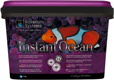 AQUARIUM SYSTEMS Instant Ocean 4kg Sól Morska