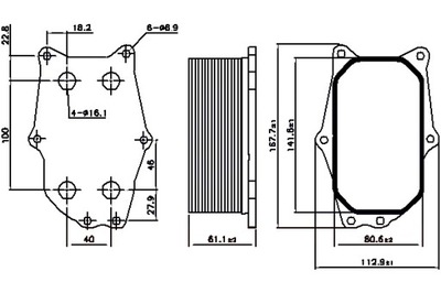 NISSENS RADUADOR ACEITES CADILLAC BLS OPEL INSIGNIA A SIGNUM VECTRA C  