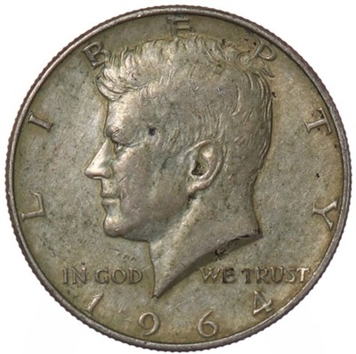 1/2 dolara - Half Dollar - Kennedy - USA - 1964