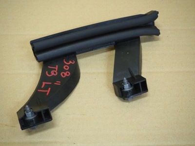 Напрямна скло лівий задня peugeot 308 ii t9 hb фото №1