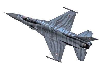 Model samolotu F-16 Polski Tiger Demo Team Klej