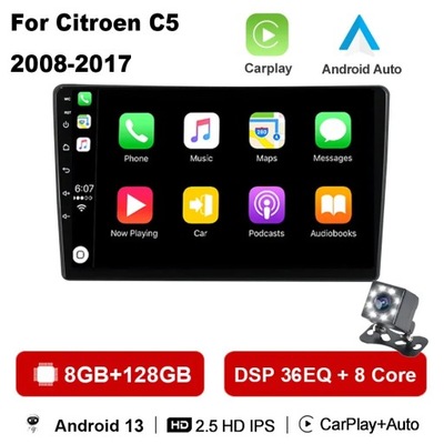 NAVEGACIÓN DE AUTOMÓVIL GPS CON SYSTEMEM ANDROID PARA CITROEN C5 2009-2017 MULTIMEDIA RADIOWE DE AUTOMÓVIL  