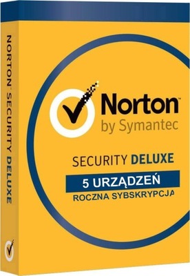 NORTON SECURITY DELUXE PL 5 URZĄDZEŃ 12 MSC