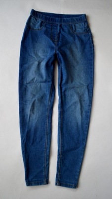 GEORGE Spodnie Jeans Leginsy 146cm 10-11lat CUDO