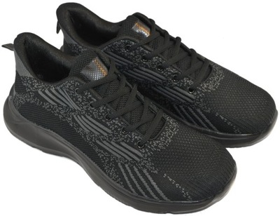 BUTY ADIDASY PIANKOWE BARDZO LEKKIE CZARNE R 44