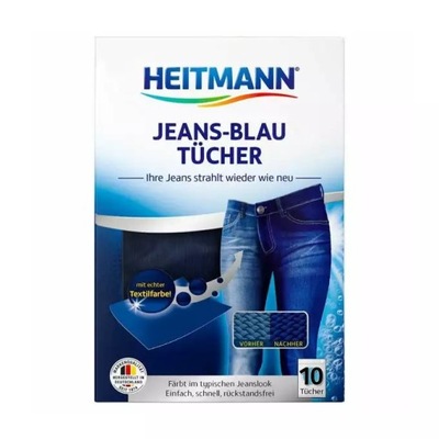 Heitmann Chust. farbujące do niebiesk jeans 10 szt